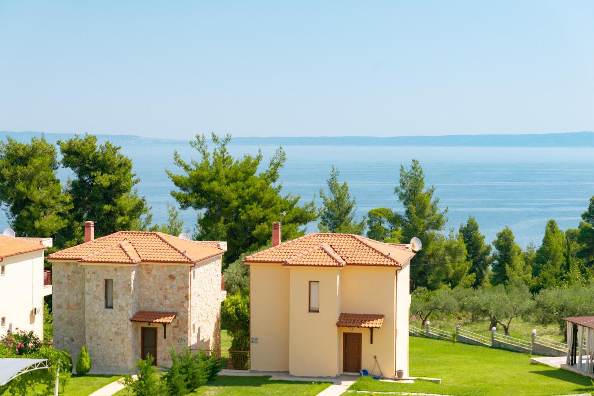 Vacation House With A Panoramic Sea View And Forest ポリフロノ エクステリア 写真